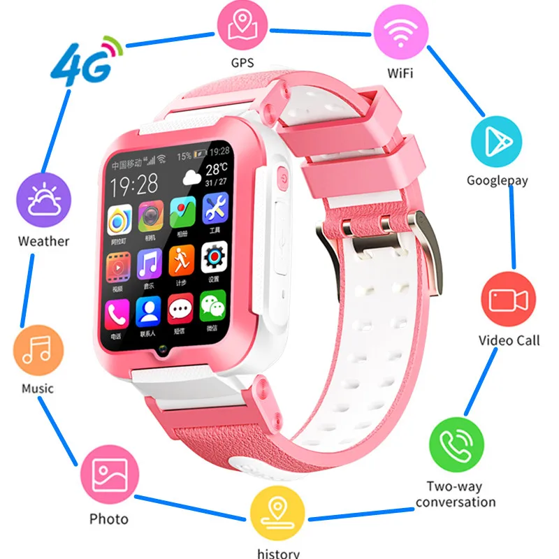 GOLDENSPIKE 4G E7 Children Smart Watch Camera Lighting Touch Screen SOS Call LBS Tracking Location Finder Kids Baby Smart Watch
GOLDENSPIKE 4G E7 Children Smart Watch Camera Lighting Touch Screen SOS Call LBS Tracking Location Finder Kids Baby Smart Watch