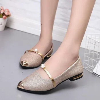 Womens Flat Shoe Bling Shoes Retro Vintage Shoes Woman Flats Slip on Pearl Shoes for Women Loafers Chaussures Femmes Ballerines
Womens Flat Shoe Bling Shoes Retro Vintage Shoes Woman Flats Slip on Pearl Shoes for Women Loafers Chaussures Femmes Ballerines