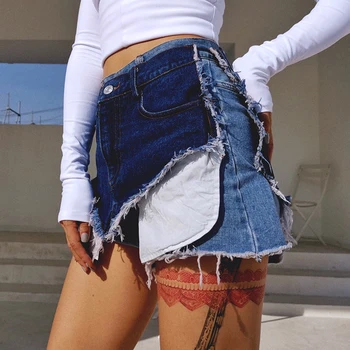 ZCSMLL 2020 Spring New High Waist Shorts Fake Two-piece Spliced Pockets Hit Color Design Fashion Sexy High Street Style TM1105
ZCSMLL 2020 Spring New High Waist Shorts Fake Two-piece Spliced Pockets Hit Color Design Fashion Sexy High Street Style TM1105