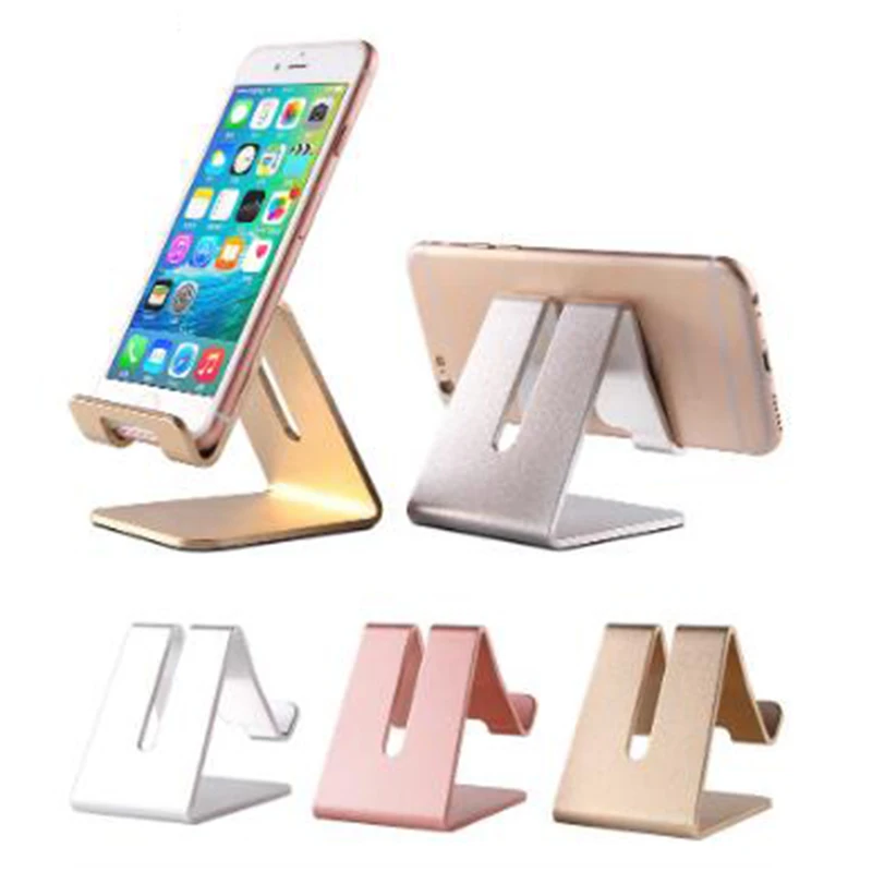 Фото Universal desktop tablet stand shockproof metal phone holder durable aluminum mobile telephone | Мобильные телефоны и