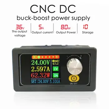 DC DC Buck Converter CV Power Module 0.6-30V 5A Adjustable Regulated power supply Voltmeter ammeter Color screen 80W
DC DC Buck Converter CV Power Module 0.6-30V 5A Adjustable Regulated power supply Voltmeter ammeter Color screen 80W