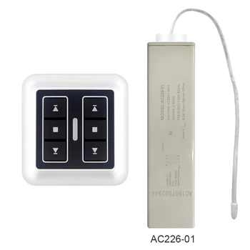 Universal Mini Motor Receiver 2CH Transmitter 433.92mhz RF Remote Control Wall Switch For Automated Curtain Electric Door
Universal Mini Motor Receiver 2CH Transmitter 433.92mhz RF Remote Control Wall Switch For Automated Curtain Electric Door