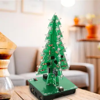LED LED Christmas Tree 3D Christmas Tree Fun DIY Circuit Parts Colorful Electronic
LED LED Christmas Tree 3D Christmas Tree Fun DIY Circuit Parts Colorful Electronic