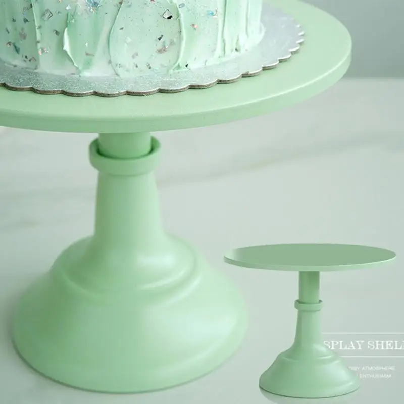 Eco-Friendly Metal Iron Cake Stand Tool Cake Plate Turntable Rotating Anti-skid Round Decorating Tableware For Wedding Cake
Eco-Friendly Metal Iron Cake Stand Tool Cake Plate Turntable Rotating Anti-skid Round Decorating Tableware For Wedding Cake