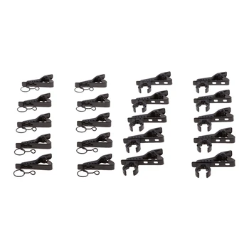 20pcs Mini Ring Type Microphone Clip Hold Shock Secure Lapel Mic Clamp Replacement Kit For Headset Microphones - 10pcs Material
20pcs Mini Ring Type Microphone Clip Hold Shock Secure Lapel Mic Clamp Replacement Kit For Headset Microphones - 10pcs Material