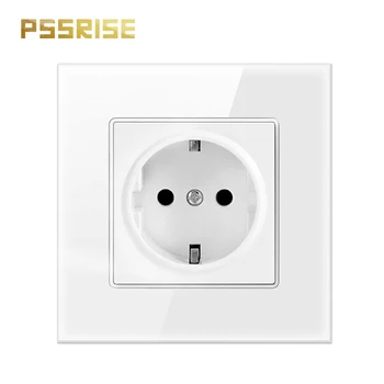 G11 PSSRISE EU Standard Electrical Outlet Wall Crystal Glass Panel Power Socket Plug Grounded household socket home improvement
G11 PSSRISE EU Standard Electrical Outlet Wall Crystal Glass Panel Power Socket Plug Grounded household socket home improvement