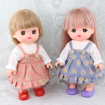 25cm doll clothes Mellchan clothes Little Merlot clothes accessories cute rabbit strap dress shirt dress toy clothing
25cm doll clothes Mellchan clothes Little Merlot clothes accessories cute rabbit strap dress shirt dress toy clothing
