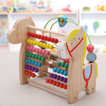 Abacus Wood Horse Computing Frame Early Training Educational Toys Learning Round Bead Calculation Multifunctional Baby Block Toy
Abacus Wood Horse Computing Frame Early Training Educational Toys Learning Round Bead Calculation Multifunctional Baby Block Toy