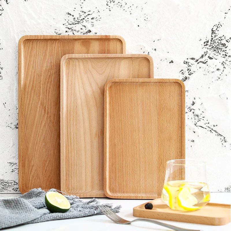 Beech Wood Tray Western Food Serving Trays Rectangular Tea Plate Dinner Plate Solid Wood Fruit Cake Pizza Plate Sushi Dessert
Beech Wood Tray Western Food Serving Trays Rectangular Tea Plate Dinner Plate Solid Wood Fruit Cake Pizza Plate Sushi Dessert