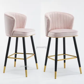 Bar Chair Light Luxury Postmodern Minimalist Hotel Front Desk High Chair Back Bar Stool Island Table Chair Height 55cm65cm75cm
Bar Chair Light Luxury Postmodern Minimalist Hotel Front Desk High Chair Back Bar Stool Island Table Chair Height 55cm65cm75cm
