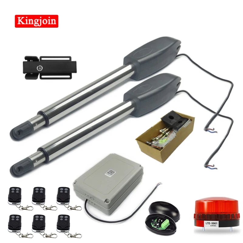 KINGJOIN Controls PKMC02-400kg Heavy-Duty auto Dual Automatic Gate Opener Kit for Swing Gates Up to 20 Feet 
KINGJOIN Controls PKMC02-400kg Heavy-Duty auto Dual Automatic Gate Opener Kit for Swing Gates Up to 20 Feet