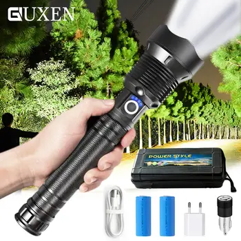 Super Bright XHP50/70.2 LED Flashlight Tactical Torch USB Rechargeable Use 18650 or 26650 Battery Waterproof Zoom Hunting Lamp
Super Bright XHP50/70.2 LED Flashlight Tactical Torch USB Rechargeable Use 18650 or 26650 Battery Waterproof Zoom Hunting Lamp