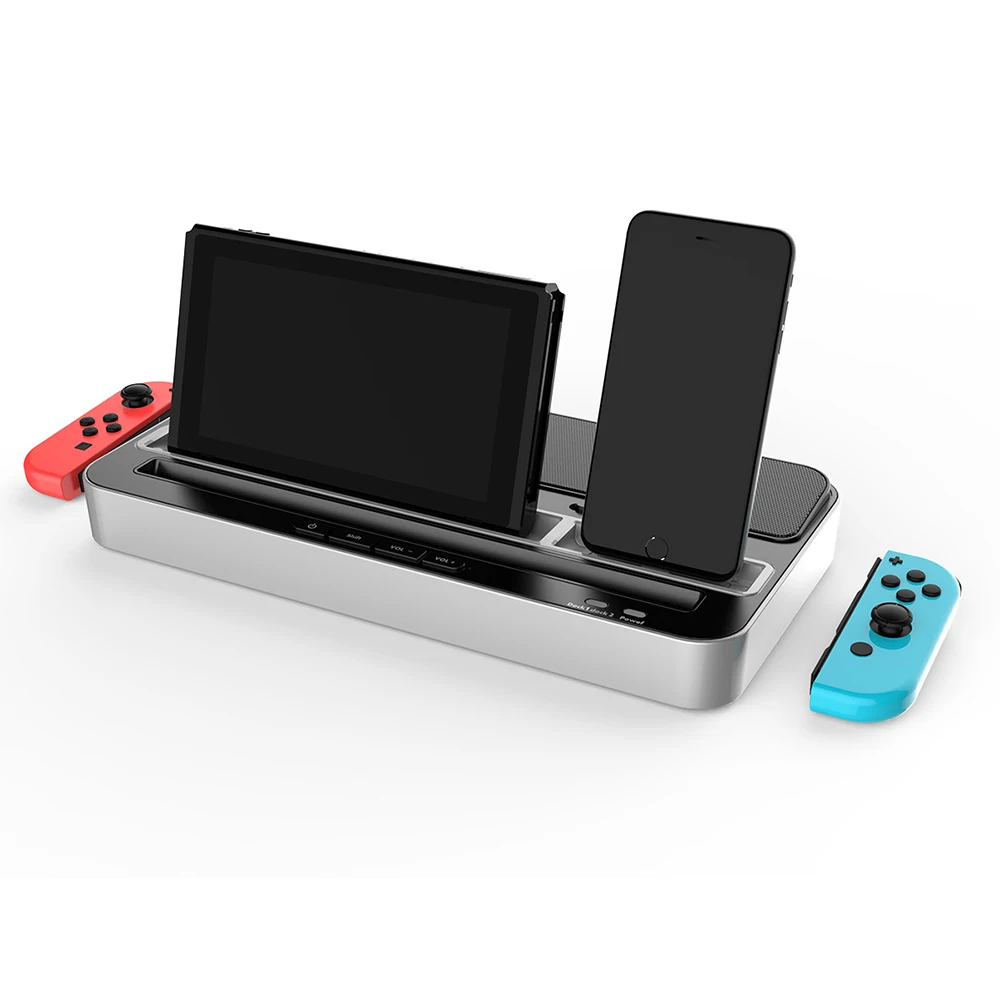 Desktop Game Pad Charger Speaker Gamepad Charging Dock Music Speaker Switch Phone Tablet Charger Station Music Player
Desktop Game Pad Charger Speaker Gamepad Charging Dock Music Speaker Switch Phone Tablet Charger Station Music Player