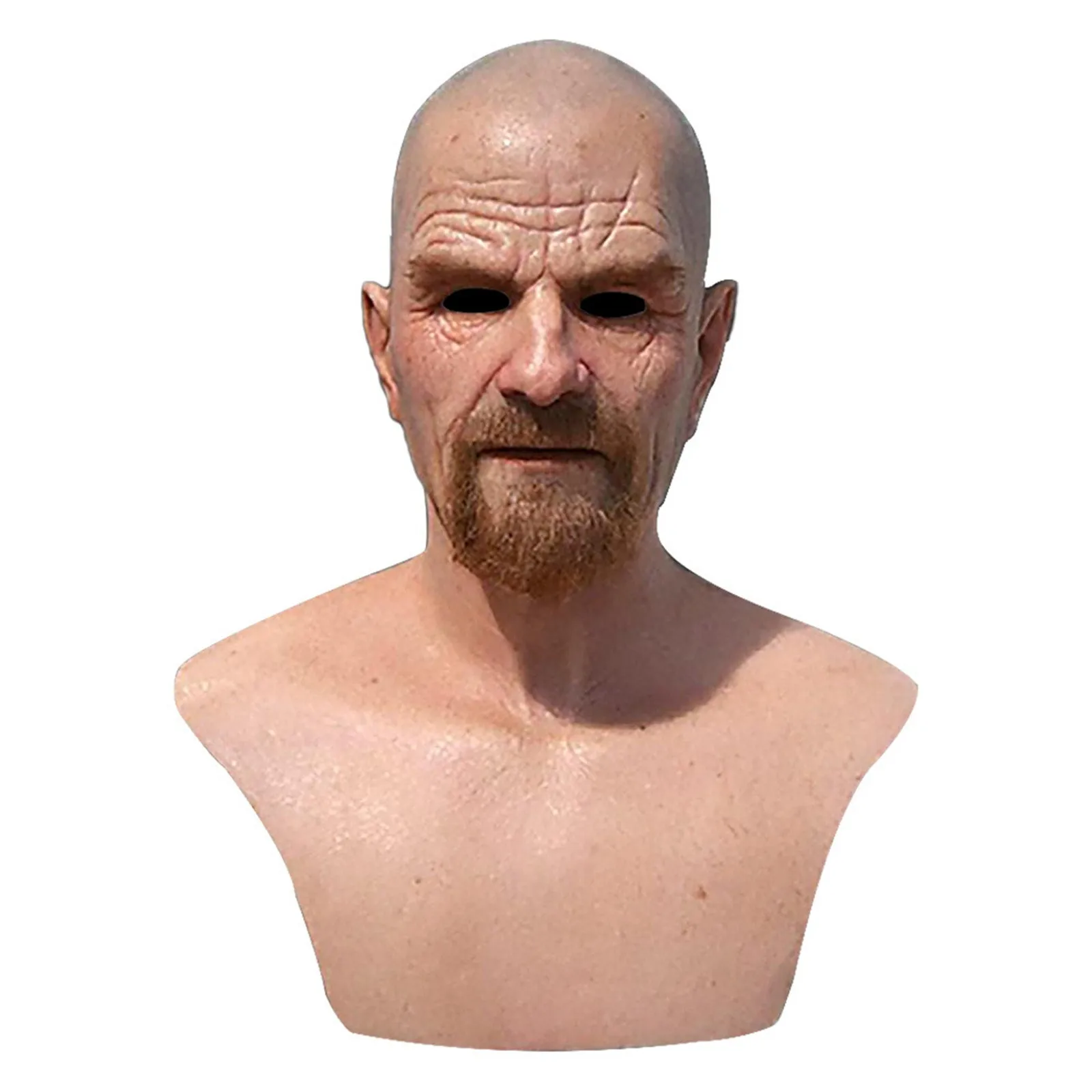 An Old Man Scary Mask Coslpy Halloween Full Head Latex Funny Masks Supersoft Adult Creepy Party Real | Игрушки и хобби
