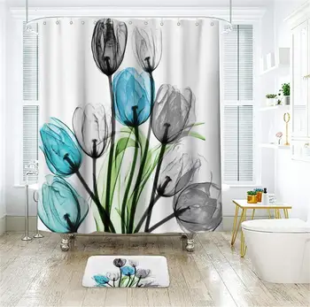 Tulip Shower Curtain Home Bathroom Mat Set Shower Curtain Toilet Lid Cover Bath Non-slip Mat Carpet Cover Bedroom Kitchen Decor
Tulip Shower Curtain Home Bathroom Mat Set Shower Curtain Toilet Lid Cover Bath Non-slip Mat Carpet Cover Bedroom Kitchen Decor