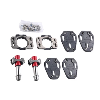 

Road Bike Pedals Self-Locking Pedal Titanium Ultra Light Action Pedals Speed Paly Zero Pave Release Pedal Bicycle Pedal Clip