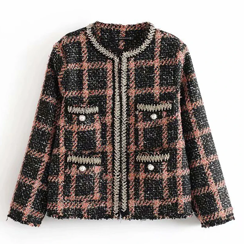 Fandy Lokar Lace Pearl Buckle Woolen Jackets Women Fashion Pockets Coats Women Elegant Long Sleeve Jackets Female Ladies HZ
Fandy Lokar Lace Pearl Buckle Woolen Jackets Women Fashion Pockets Coats Women Elegant Long Sleeve Jackets Female Ladies HZ