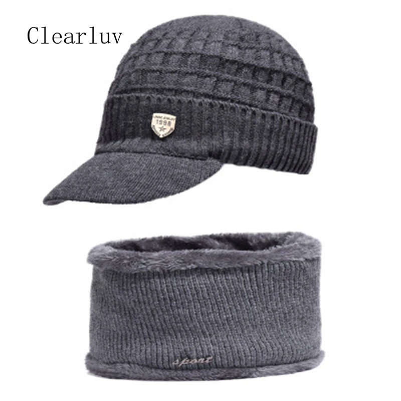 Beanie Winter Hat Scarf Set Men Unisex 3 Colors Knitting Hat Scarf Set Warm Wool Cap Scarves Winter Outdoor Accessories
Beanie Winter Hat Scarf Set Men Unisex 3 Colors Knitting Hat Scarf Set Warm Wool Cap Scarves Winter Outdoor Accessories