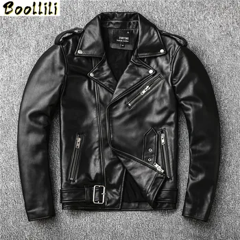 Boollili Mens Genuine Leather Jacket Motorcycle Sreal Heepskin Coat Men Spring Autumn Biker Jacket Short Chaquetas Hombre
Boollili Mens Genuine Leather Jacket Motorcycle Sreal Heepskin Coat Men Spring Autumn Biker Jacket Short Chaquetas Hombre