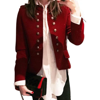 Street Solid Casual Long Sleeve Lapel Neck Outdoor Gift Fashion Slim Women Coat Button Autumn Winter Daily Cotton Blend
Street Solid Casual Long Sleeve Lapel Neck Outdoor Gift Fashion Slim Women Coat Button Autumn Winter Daily Cotton Blend