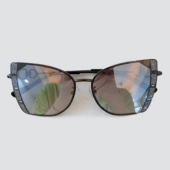 Trendy Tinted Color Vintage Shaped Sun glasses Female Blingbling Shaped Cat Eye Sunglasses Women Brand Designer Oculos de sol
Trendy Tinted Color Vintage Shaped Sun glasses Female Blingbling Shaped Cat Eye Sunglasses Women Brand Designer Oculos de sol