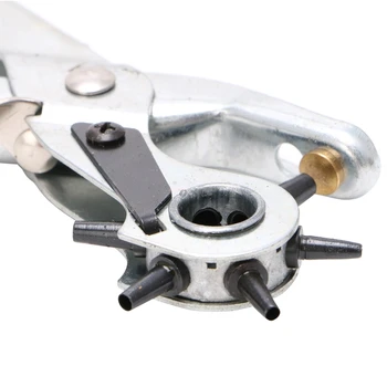 New Revolving Leather Watch Band Belt Eyelet Hole Punch Puncher Plier Craft Tool Use For Leather, Gaskets, Paper
New Revolving Leather Watch Band Belt Eyelet Hole Punch Puncher Plier Craft Tool Use For Leather, Gaskets, Paper