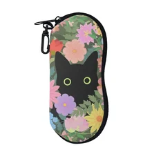 Girls Glass Cases Kawaii Black Cat Lady Soft Carrier Glasses Cover Bag Sunglasses/Eyeglasses Protection Box Eyewear Accessories 
Girls Glass Cases Kawaii Black Cat Lady Soft Carrier Glasses Cover Bag Sunglasses/Eyeglasses Protection Box Eyewear Accessories