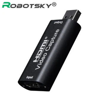 Mini Video Capture Card USB 2.0 HDMI Video Grabber Record Box Streaming VHS Board Capture for PS4 Game DVD Camera DVD Camcorder
Mini Video Capture Card USB 2.0 HDMI Video Grabber Record Box Streaming VHS Board Capture for PS4 Game DVD Camera DVD Camcorder