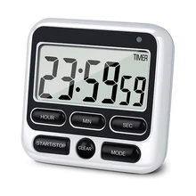 Digital Screen Kitchen Timer Large Display Square Cooking Count Up Countdown Alarm Clock Sleep Stopwatch Clock Kitchen Accessory
Digital Screen Kitchen Timer Large Display Square Cooking Count Up Countdown Alarm Clock Sleep Stopwatch Clock Kitchen Accessory