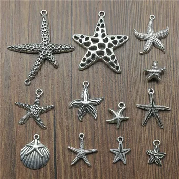 15pcs Starfish Charms Antique Silver Color Starfish Pendant Charms Sea Animal Starfish Charms Craft
15pcs Starfish Charms Antique Silver Color Starfish Pendant Charms Sea Animal Starfish Charms Craft