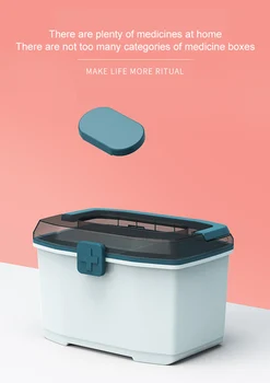 Portable Storage Medicine Box Plastic Thickened Double-layer Home Kit First Aid Kit Portable Medicine Cabin
Portable Storage Medicine Box Plastic Thickened Double-layer Home Kit First Aid Kit Portable Medicine Cabin