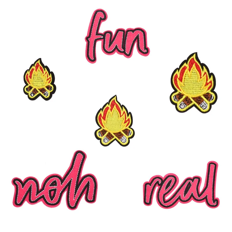 Camping Fire Badge Repair Patch Embroidered Iron On Patches For Clothing Close Shoes Bags Badges Embroidery DIY
Camping Fire Badge Repair Patch Embroidered Iron On Patches For Clothing Close Shoes Bags Badges Embroidery DIY