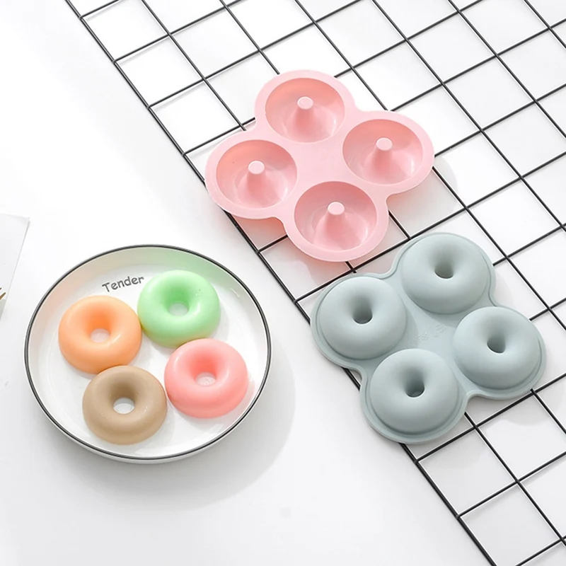 4 Cavity Donut Creative Cake Silicone Mold Home Kitchen Baking Tray Cake Silicone Molds Cooking Bakeware Bake Tools Moulds Brush
4 Cavity Donut Creative Cake Silicone Mold Home Kitchen Baking Tray Cake Silicone Molds Cooking Bakeware Bake Tools Moulds Brush