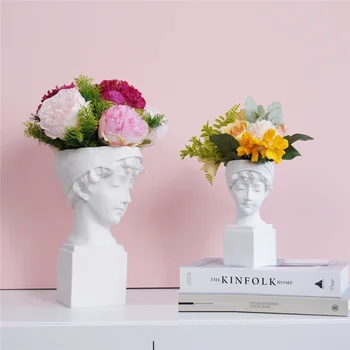 CREATIVE RESIN IMITATION PLASTER VASE BRITISH GIRL SCULPTURE HEAD VASE FLOWER ARRANGEMENT ACCESSORIES HOME DECOR X5218
CREATIVE RESIN IMITATION PLASTER VASE BRITISH GIRL SCULPTURE HEAD VASE FLOWER ARRANGEMENT ACCESSORIES HOME DECOR X5218