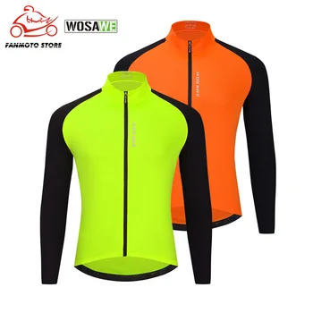 WOSAWE Cycling Motorcycle Jerseys Autumn Men Bicycle Sportswear Breathable Cycle Downhill MTB Reflective Long Sleeve Bike Shirts
WOSAWE Cycling Motorcycle Jerseys Autumn Men Bicycle Sportswear Breathable Cycle Downhill MTB Reflective Long Sleeve Bike Shirts