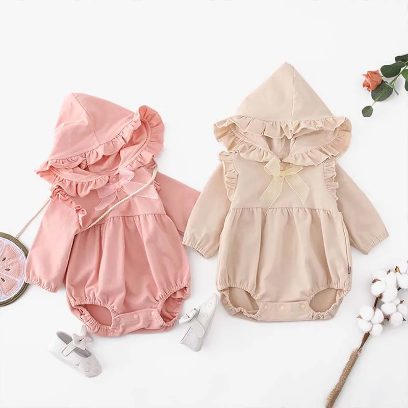 2019 New Spring And Autumn Baby Long-sleeve Baby Lace cap Bowknot Romper Infant Cotton Clothes Baby Romper
2019 New Spring And Autumn Baby Long-sleeve Baby Lace cap Bowknot Romper Infant Cotton Clothes Baby Romper