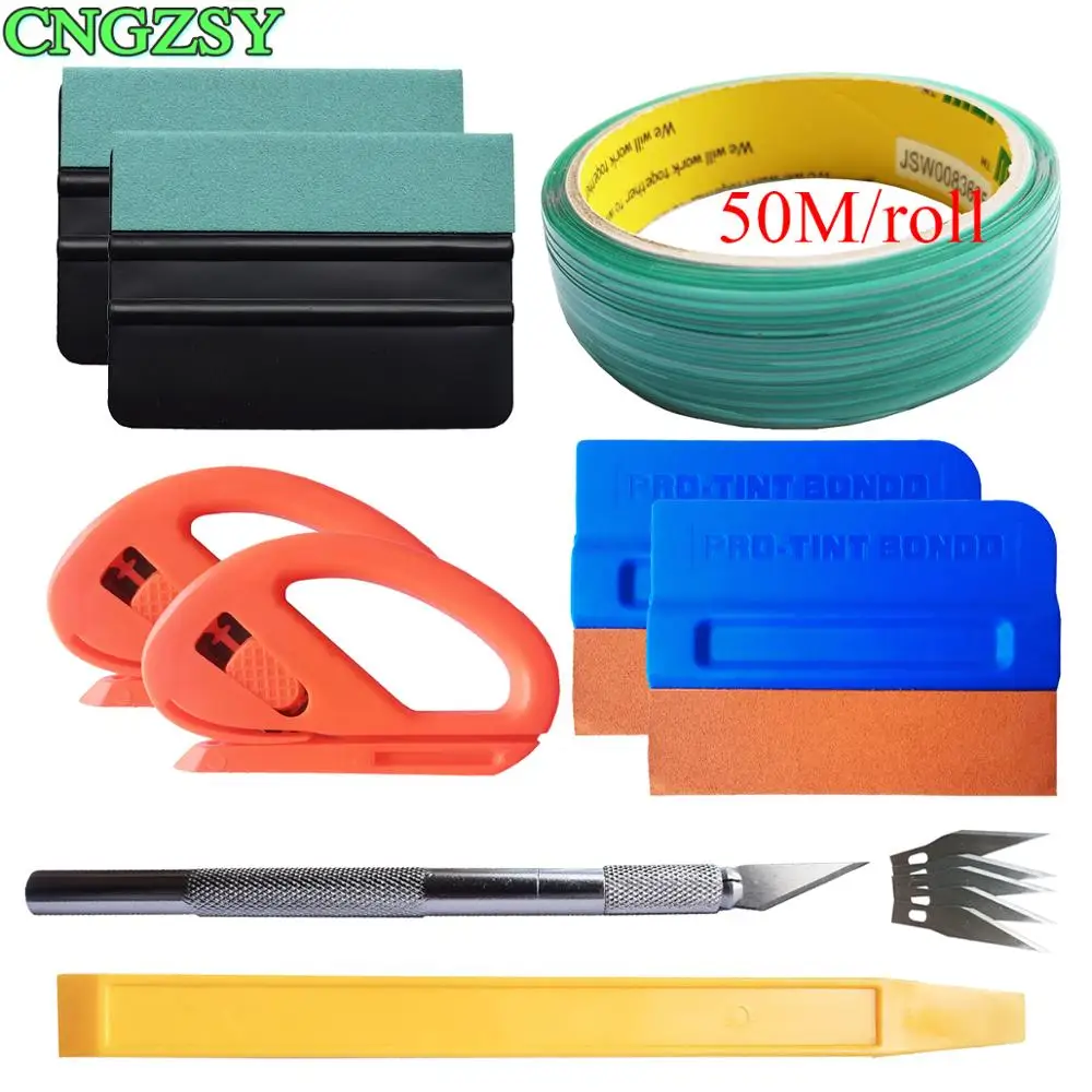 Vehicle Vinyl Film Tool Kit for Car Wrapping Pro Tint Magnetic Squeegee Safety Cutter Knifeless Design Line Cutting Knife K115
Vehicle Vinyl Film Tool Kit for Car Wrapping Pro Tint Magnetic Squeegee Safety Cutter Knifeless Design Line Cutting Knife K115