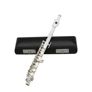 16 holes Delicate Piccolo Short Flute Plated 16 Sound Holes C Key Cupronickel with Leather Box+Cleaning Cloth+Screwdriver
16 holes Delicate Piccolo Short Flute Plated 16 Sound Holes C Key Cupronickel with Leather Box+Cleaning Cloth+Screwdriver