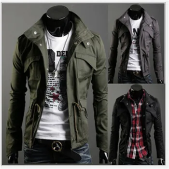 New Hot Spring autumn men's casual stand-up collar fashion slim jacket Tops zipper Overcoats outwear jacket coat
New Hot Spring autumn men's casual stand-up collar fashion slim jacket Tops zipper Overcoats outwear jacket coat