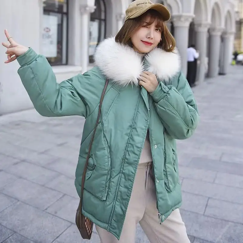 Women Fashion Casual Wool Hoodies Cotton Clothes Women Loose Short Warm Bread Clothes Female New
Women Fashion Casual Wool Hoodies Cotton Clothes Women Loose Short Warm Bread Clothes Female New