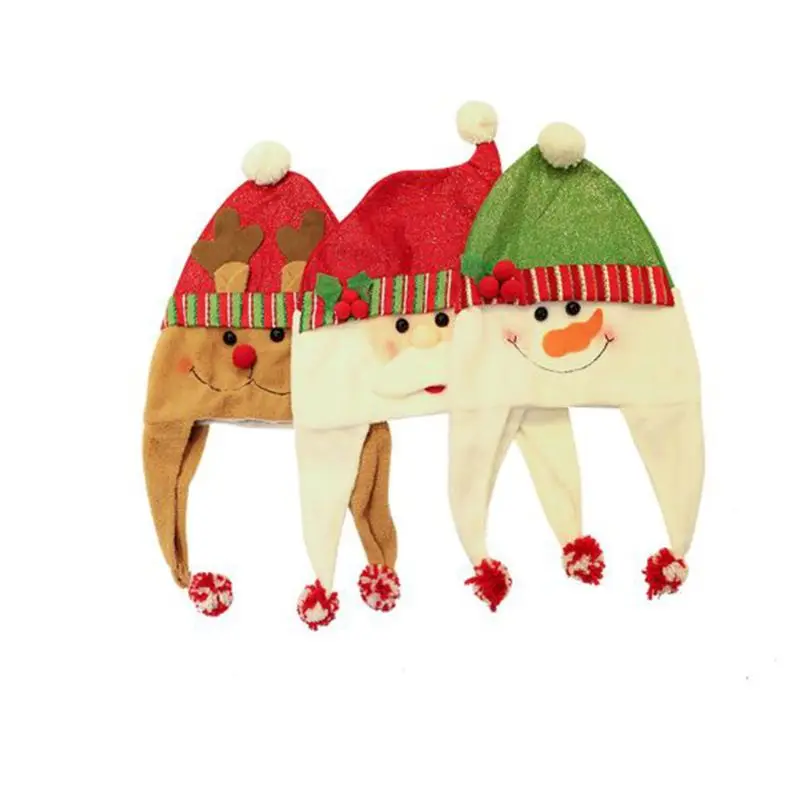 Santa Claus Snowman Elk Shape Xmas Hats Cartoon Three-dimensional Decor Hat Christmas Ornaments
Santa Claus Snowman Elk Shape Xmas Hats Cartoon Three-dimensional Decor Hat Christmas Ornaments