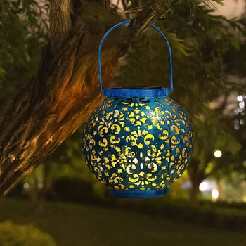 Solar LED Iron Art Lantern Light Practical Durable Multi-functional Garden Yard Path Handheld Lighting Hanging Lamp 
Solar LED Iron Art Lantern Light Practical Durable Multi-functional Garden Yard Path Handheld Lighting Hanging Lamp