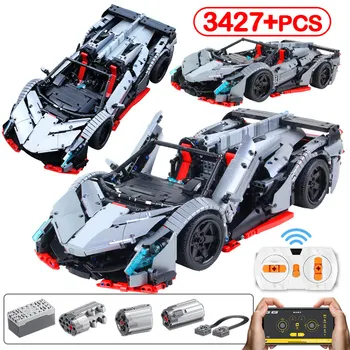 3427pcs Creator City Technic RC/non-RC Supercar MOC Building Blocks Mobile APP Remote Control Racing Car Bricks Toys For Kids
3427pcs Creator City Technic RC/non-RC Supercar MOC Building Blocks Mobile APP Remote Control Racing Car Bricks Toys For Kids