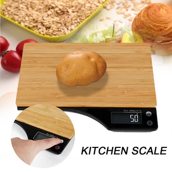 Junejour 5 kg Bamboo Wooden Digital LCD Display Electric Kitchen Weighing Food Scale Digital Multi-function Food Kitchen Scale
Junejour 5 kg Bamboo Wooden Digital LCD Display Electric Kitchen Weighing Food Scale Digital Multi-function Food Kitchen Scale