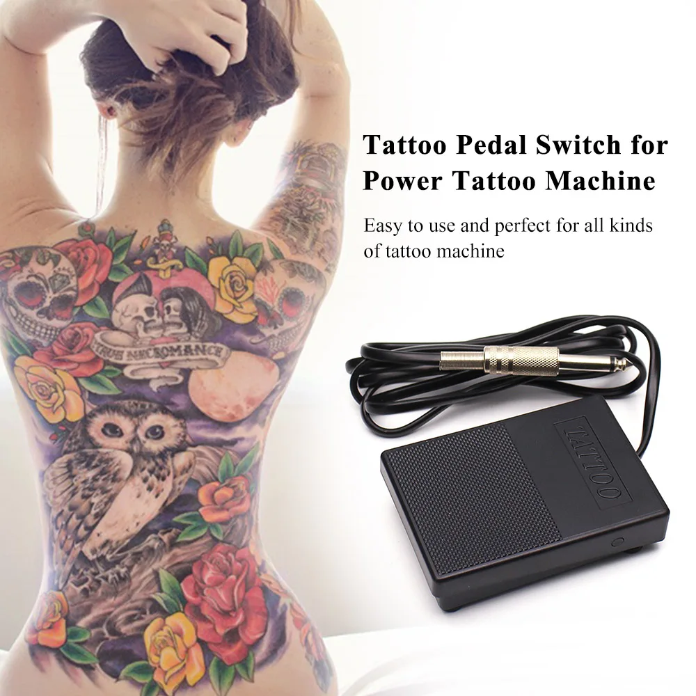 Black Tattoo Machine Footswitch Foot Switch Pedal Controller For Power Machine Gun Tattoo Footswitch Control Tattoo Power Supply
Black Tattoo Machine Footswitch Foot Switch Pedal Controller For Power Machine Gun Tattoo Footswitch Control Tattoo Power Supply