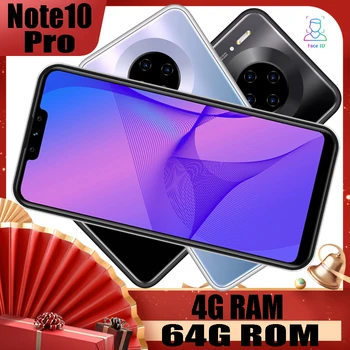 Note10 Pro 6.26inch smartphones 4G RAM 64G ROM 13MP IPS android mobile phones face ID unlocked celulares Global version 3G wifi
Note10 Pro 6.26inch smartphones 4G RAM 64G ROM 13MP IPS android mobile phones face ID unlocked celulares Global version 3G wifi