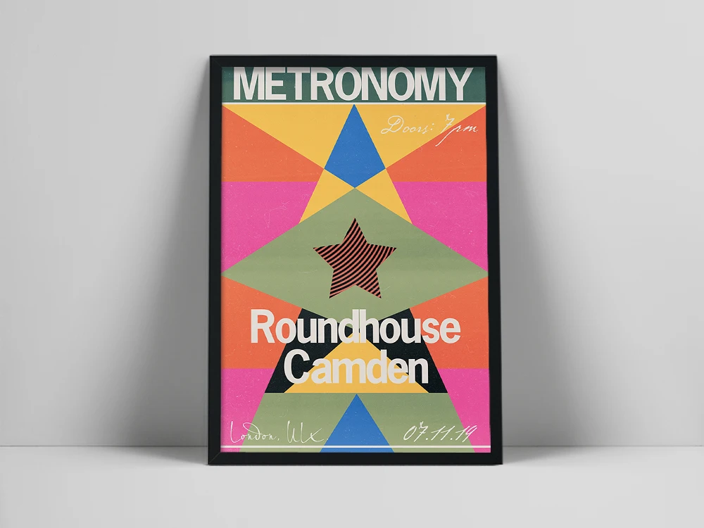 Electronic Music Gig Poster Star Singer Album Poster Canvas Painting Colorful Pentacle Poster Wall Art Living Room Home Decor
Electronic Music Gig Poster Star Singer Album Poster Canvas Painting Colorful Pentacle Poster Wall Art Living Room Home Decor