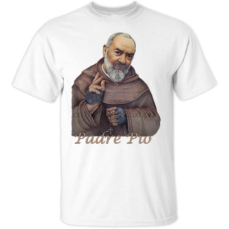 Padre Pio--- T Shirt all sizes S-5XL Classic Quality High t-shirt Style Round Style tshirt Style Round Style tshirt hoodie hip
Padre Pio--- T Shirt all sizes S-5XL Classic Quality High t-shirt Style Round Style tshirt Style Round Style tshirt hoodie hip