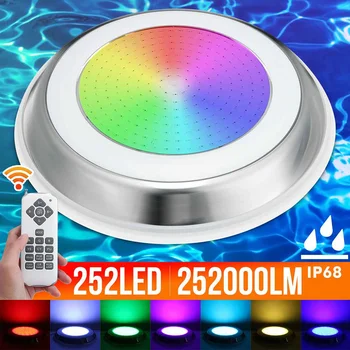 252 LED RGB Underwater Swimming Pool Light MultiColor 12V 25W Remote Controller Outdoor Lighting Waterproof IP68 Underwater Lamp
252 LED RGB Underwater Swimming Pool Light MultiColor 12V 25W Remote Controller Outdoor Lighting Waterproof IP68 Underwater Lamp