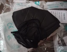 Mascarillas FFP2 de 5 capas, máscara facial KN95 de color negro, con certificado CE, FPP2, FP2, KN95, ffp3